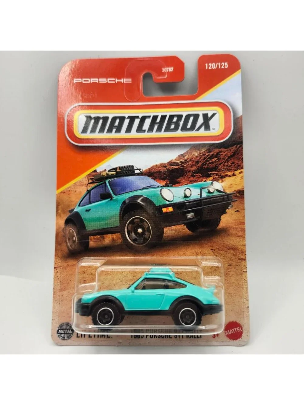 Matchbox 1985 Porsche 911 Rally Aqua Green 2025 120/125